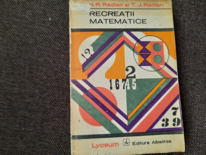 Recreatii Matematice H.R.Radian si T.J.Radian,RF15/2