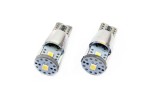 Set becuri auto cu LED CANBUS T10e W5W 3 SMD ALU Alb 12V/24V AVX-AM01637