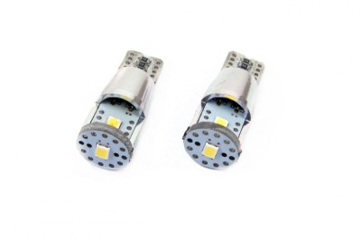 Set becuri auto cu LED CANBUS T10e W5W 3 SMD ALU Alb 12V/24V AVX-AM01637 foto