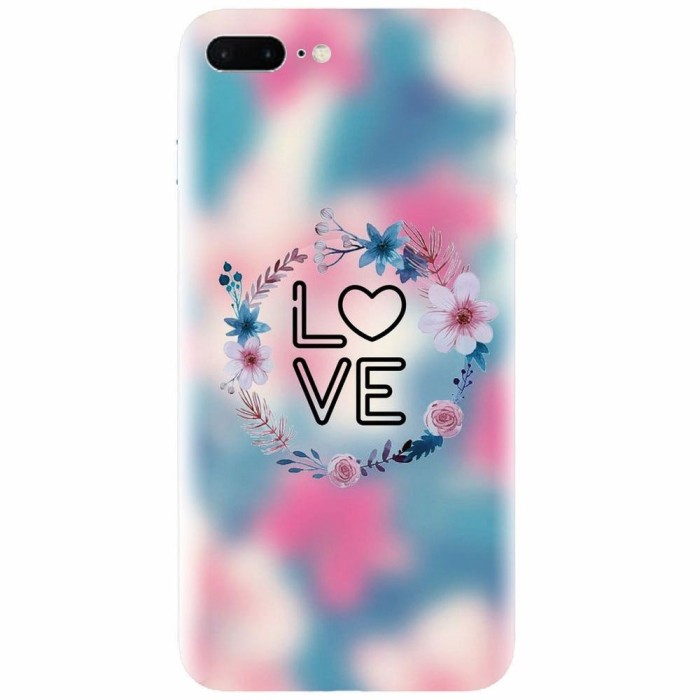 Husa silicon pentru Apple Iphone 8 Plus, Love 001