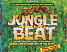 CD 3xCD Various &lrm;&ndash; Jungle Beat (Wicked &amp; Wild) (FATCASE) (VG+)