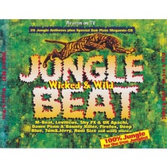 CD 3xCD Various &lrm;&ndash; Jungle Beat (Wicked &amp; Wild) (FATCASE) (VG+)