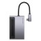 DOCKING Station Baseus Magic Multifunctional,conectare PC USB-C,USB 3.0x1, 3.5mm|card reader MicroSD/SD,USB-Cx1 PD 100W 5V/9V/4.5V/20V 5A(Max.),HDMIx1