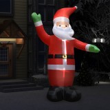 Decorațiune Crăciun Moș Crăciun gonflabil cu LED-uri IP44 3,6 m