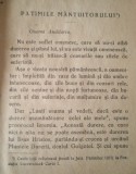 Patimile M&acirc;ntuitorul (Pr. Gr. Criveanu, 1923)