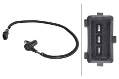 HELLA 6PU 009 146-491 Senzor impulsuri, arbore cotit