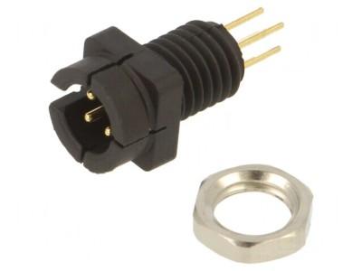 Conector Circular 60V PIN 4 Soclu Tată THT 3A IP40 foto