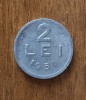 Moneda 2 Lei 1951 RPR Romania Aluminiu Numismatica