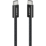 Cablu Date si Incarcare USB-C - USB-C Anker Zolo, 240W, 1m, Negru A8060H11