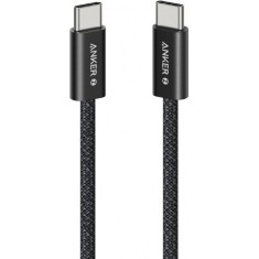 Cablu Date si Incarcare USB-C - USB-C Anker Zolo, 240W, 1m, Negru A8060H11