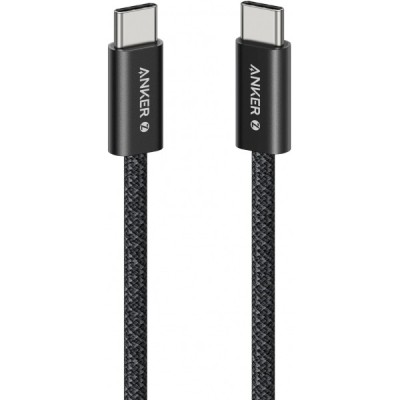 Cablu Date si Incarcare USB-C - USB-C Anker Zolo, 240W, 1m, Negru A8060H11 foto