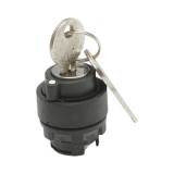 Cap buton selector 2 pozitii revenire cu cheie &Oslash; 22mm LAY5 Breckner Germany