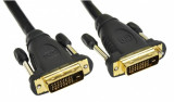 Cablu DVI-D Dual Link 24+1 pini T-T 2m Negru, KPDVI2-2, Oem