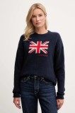 Pepe Jeans pulover culoarea bleumarin, PL7000058