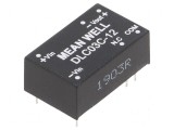 Convertor DC/DC 3W 36-75V la 12V/-12V THT