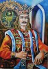 Tablou Stefan cel Mare semnat Cimpoesu., Portrete, Ulei, Realism