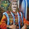 Tablou Stefan cel Mare semnat Cimpoesu.