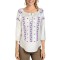 Bluza dama RSL5 alb/mov marimea S
