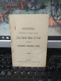 Statutele Societăței de bine facere Unirea Femeilor Rom&acirc;ne din Vaslui pentru ajutorarea școlarilor săraci, Vaslui 1909, 054