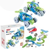 Cumpara ieftin Set de constructie 2 in 1 Atv si tricicleta, 52 piese