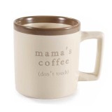 Cumpara ieftin Cana portelan crem maro Mama's Coffee &Oslash; 9 cm x 9,5 H, 400 ml