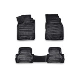 Covorase auto PSN tip tavita cauciuc TPE pentru Renault Kadjar 2015-2022 dedicate, negre, inalte, antiaderente
