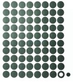 1x Hartie izolatoare verde pentru baterii 20700/21700, Oem