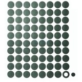1x Hartie izolatoare verde pentru baterii 20700/21700