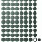 1x Hartie izolatoare verde pentru baterii 20700/21700