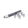 Laser pointer verde putere 500 mW, cu baterii si 5 capete multipunct efect 3D
