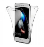 Husa 360 Full TPU Transparenta pentru Huawei P9 Lite 2017, Fata + Spate, Protectie Completa
