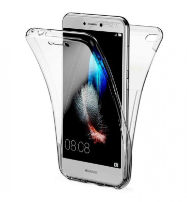 Husa Full TPU 360 fata + spate pentru Huawei P9 Lite 2017 Transparent foto