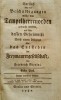Masonerie: Nicolai Fr., ORDINUL TEMPLIERILOR, I-II, Berlin si Stettin, 1782