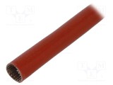 Manșon electroizolant fibră de sticlă FAVIER cărămiziu -60&divide;250&deg;C