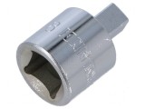 Cap pătrat tubular 1/2&quot; manşon 35mm oţel crom-vanadium