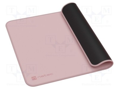 Pad mouse roz rezistent la apă NATEC 300x250x2,5mm foto