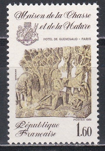 Franta 1981 - Muzeul de V&acirc;nătoare și Natură, MNH