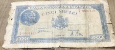 (BNK B) Romania bancnota 5000 lei aprile 1945 V5