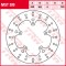 Disc frana spate TRW MST389 - Yamaha YZF-R 125 (08-13) - YZF-R 125 Anniversary (12-13) 4T LC 125cc