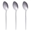 Set Tac&acirc;muri, Slim, 3 Lingurițe, Oțel Inoxidabil, Lungime 15 cm, Oem