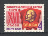 U.R.S.S.1970 Congresul Komsomol MU.360, Nestampilat