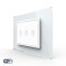 Intrerupator Triplu Wi-Fi cu Touch LIVOLO, standard italian &ndash; Serie Noua, Alb SmartElectro IntelligentHouse