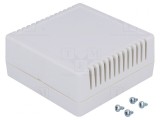 Carcasă Alarmă ABS Gri Deschis 85x85x35.5mm