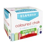 Pachet creta in 5 culori Starpak, 100 buc