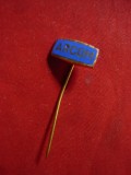 Insigna ARCOM verde , L=1,5cm ,metal si email