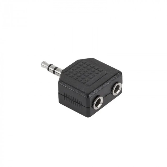 Adaptor Jack 3.5 Tata - 2x3.5 Mama