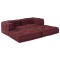 Canapea Modulara 2 pcs Bordo 70 x 70 x 56 cm tesatura