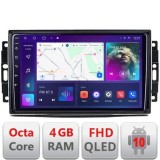 Navigatie Chrysler Jeep B-202 Android Ecran QLED octa core 4+64 carplay android auto KIT-202+EDT-E310V3 CarStore Technology