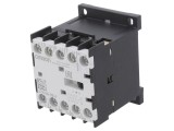 Contactor 4-poli 230VAC 9A pentru şină DIN
