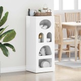 vidaXL Bufet Alb lucios 40 x 35 x 100,5 cm Lemn compozit 891298